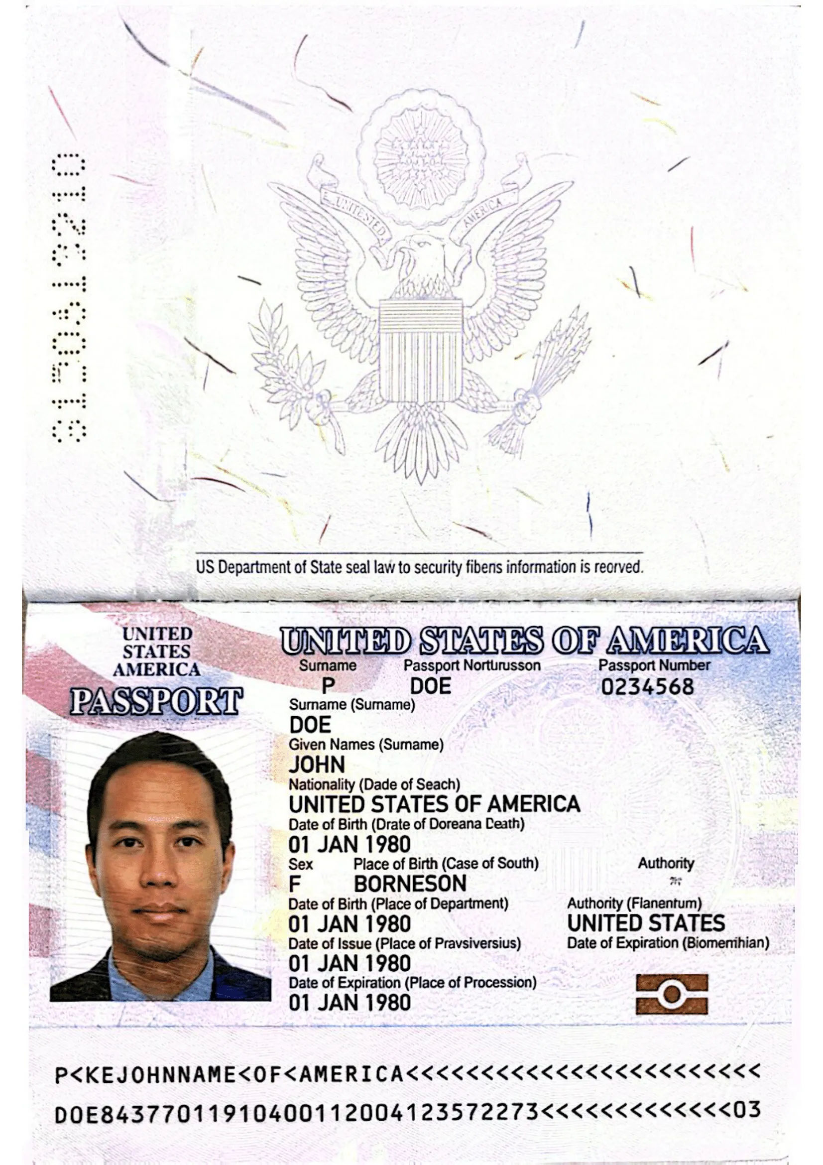 Passport verification example